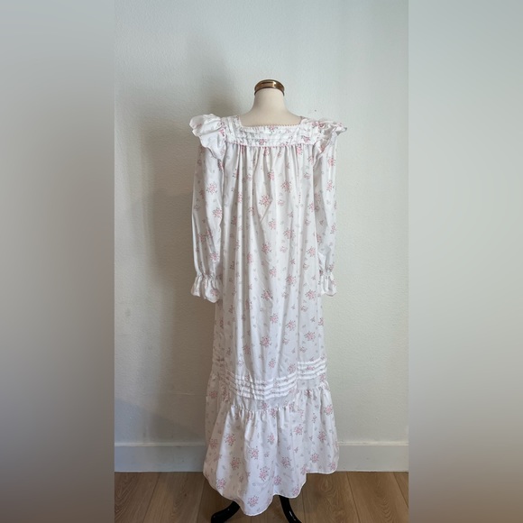 VINTAGE Gilligan O’Malley | Floral Ruffle Mumu Nightgown - Picture 5 of 9